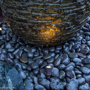 Decorative River Pebbles Black - 22lb Bag