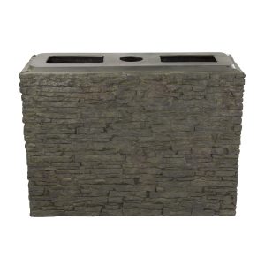 Stacked Slate Wall Base 26" H (66 cm)
