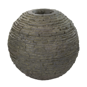 Stacked Slate Sphere 40" Dia (102 cm)