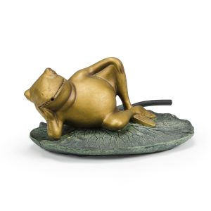 Lazy Frog On Lily Pad Spitter