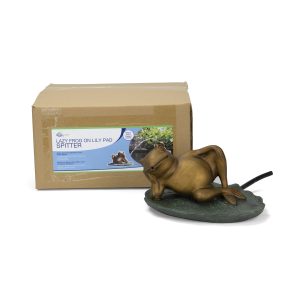 Lazy Frog On Lily Pad Spitter