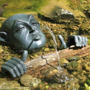 Man In Barrel Spitter