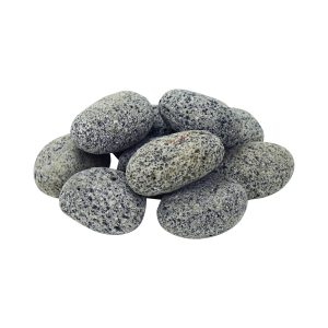 Medium Tumbled Lava Stones - 25 lb