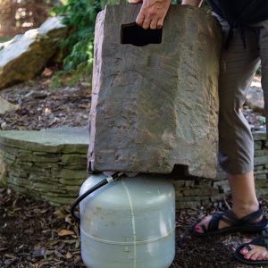 Faux Stone Propane Tank Cover